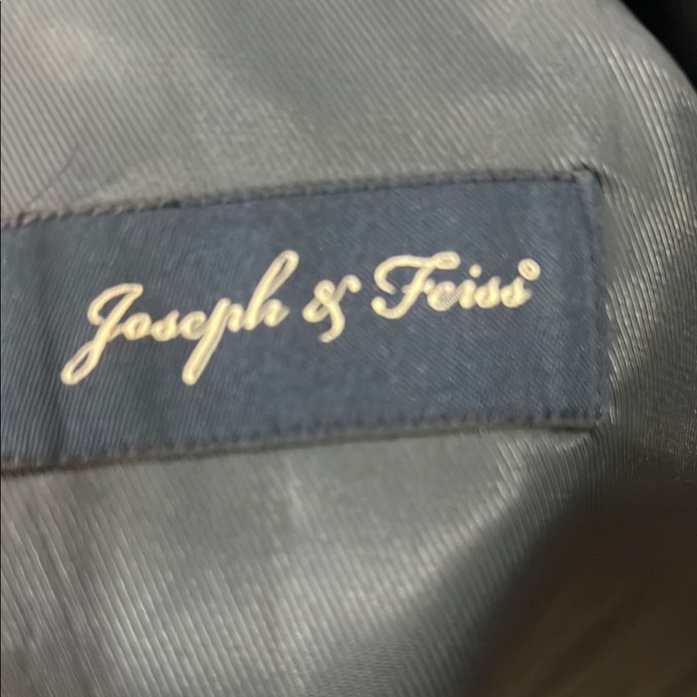 Joseph & Feiss Black Blazer Classic Notched Lapel - Picture 2 of 3